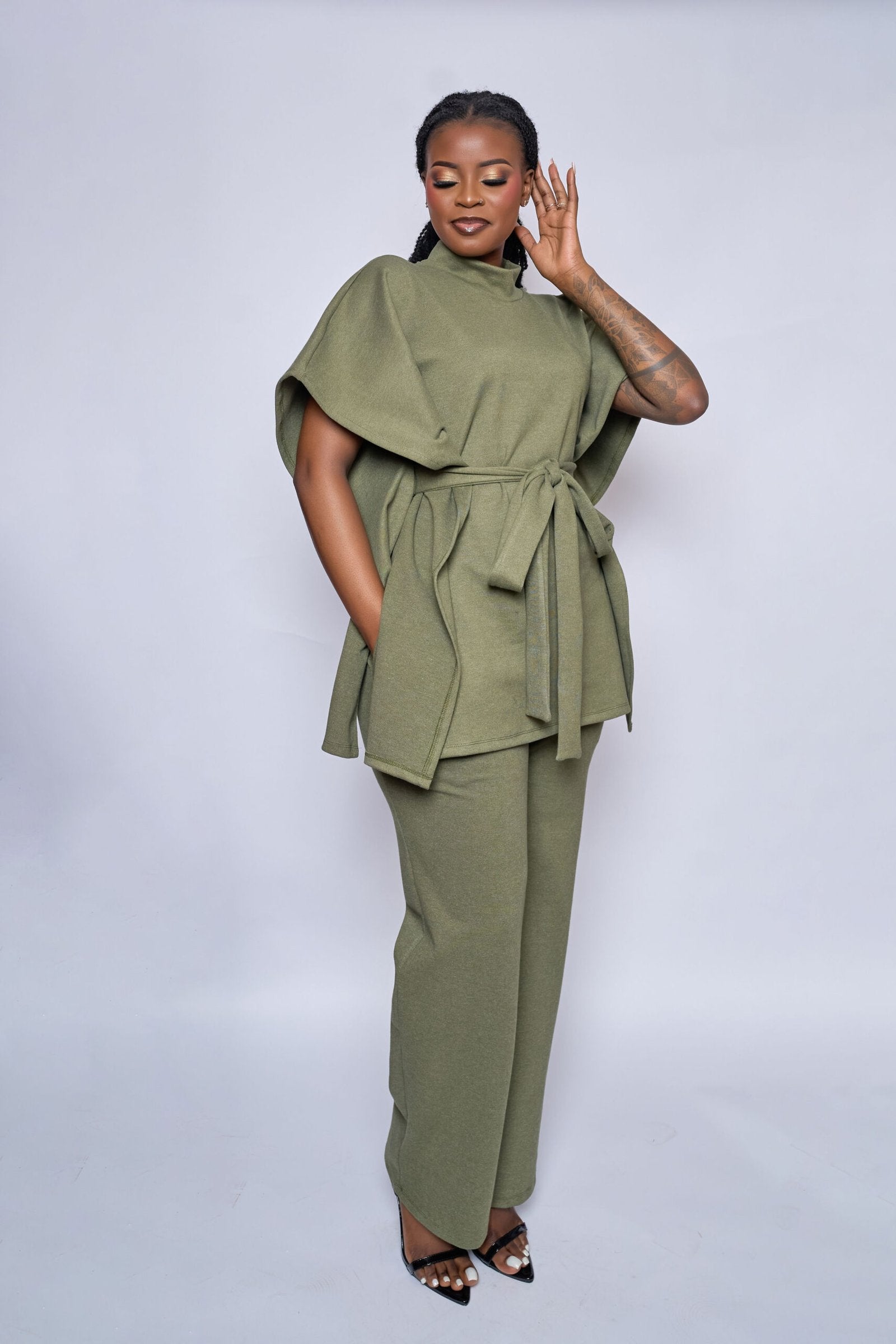 Sheila Set - Olive Green