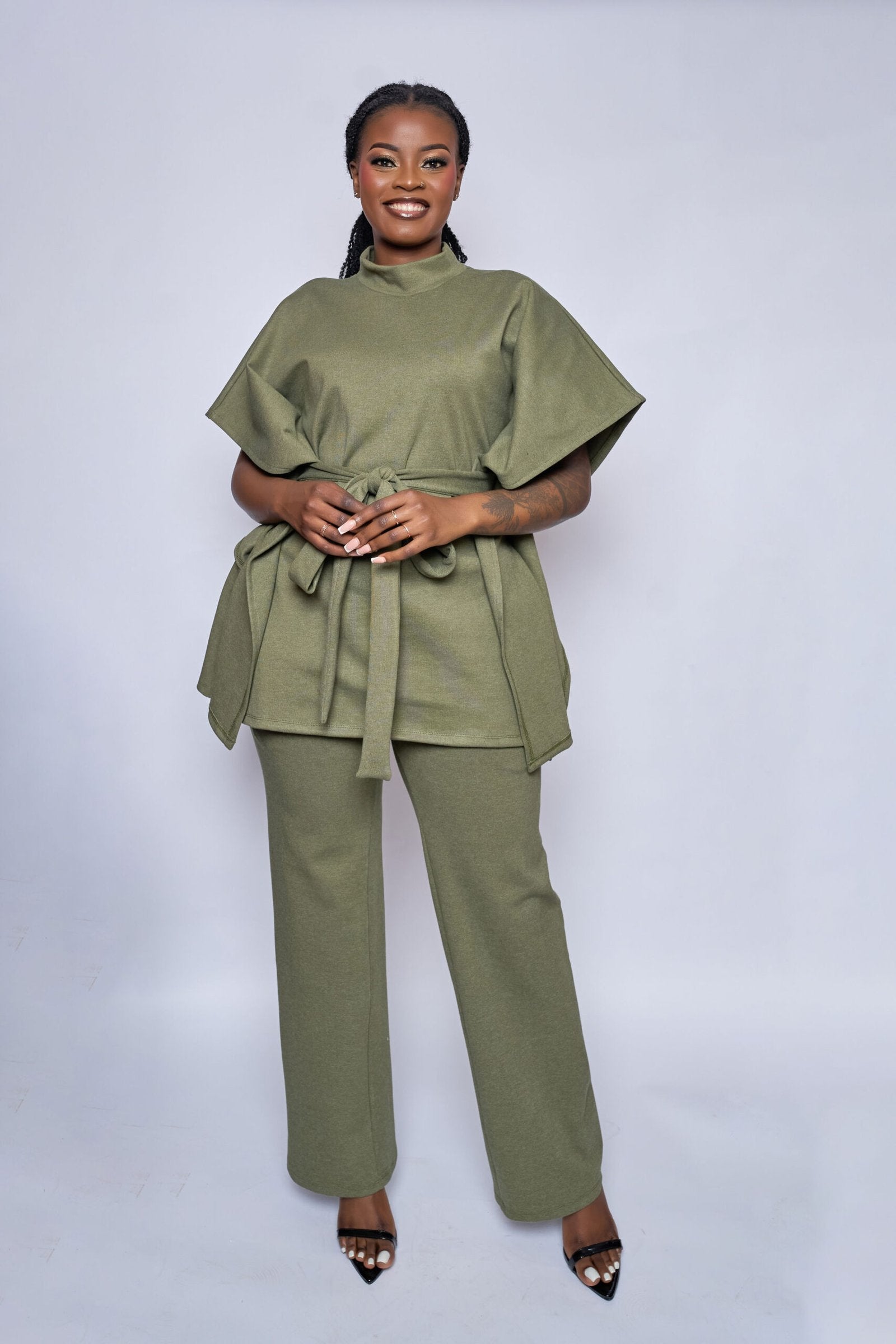 Sheila Set - Olive Green