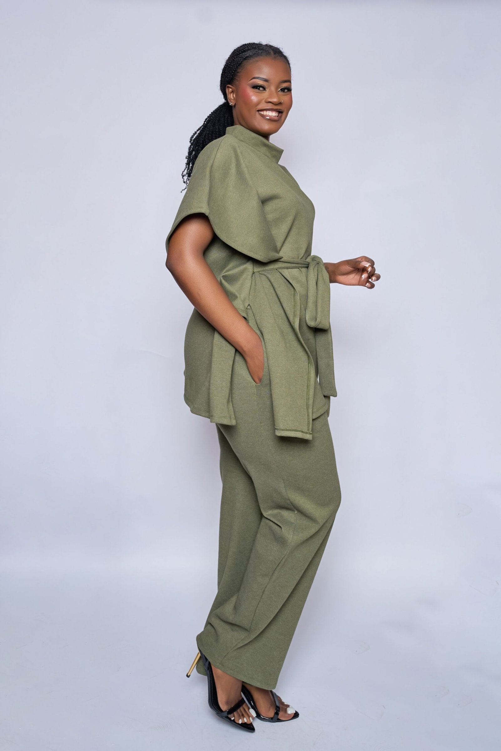 Sheila Set - Olive Green