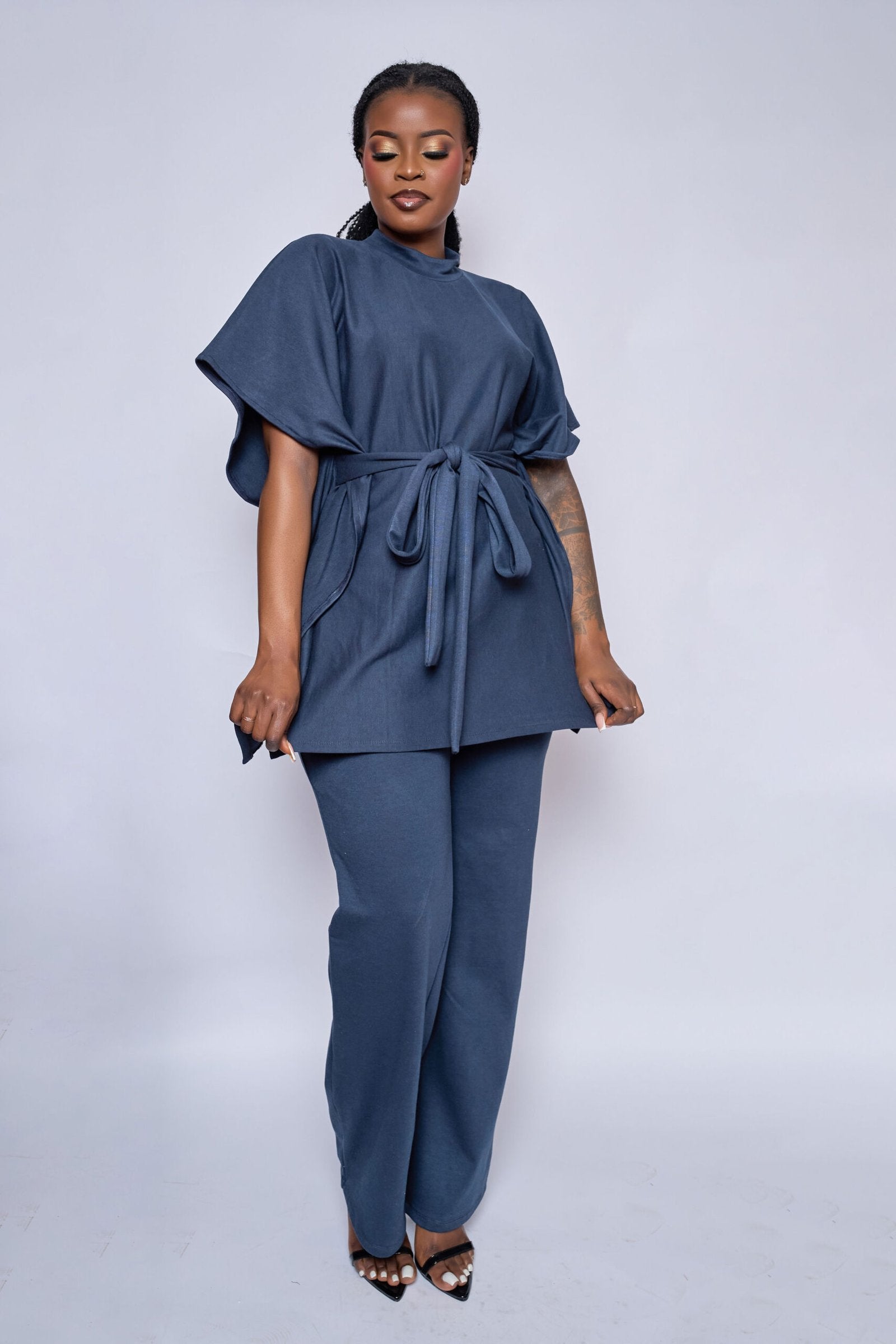 Sheila Set - Navy Blue