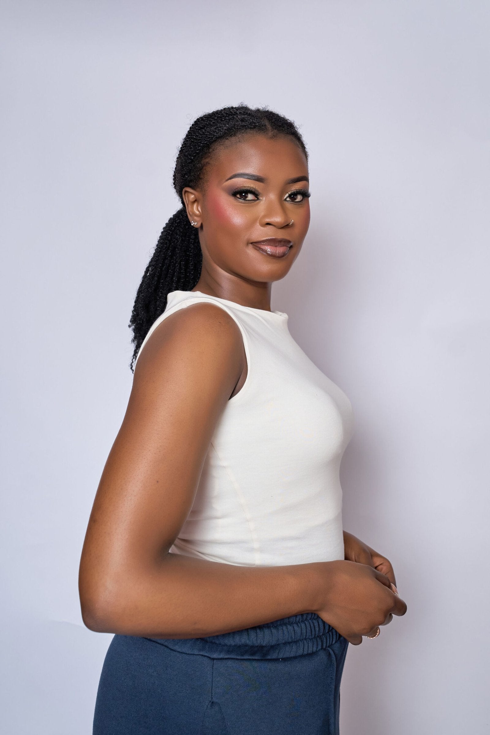 Sleeveless Top - White