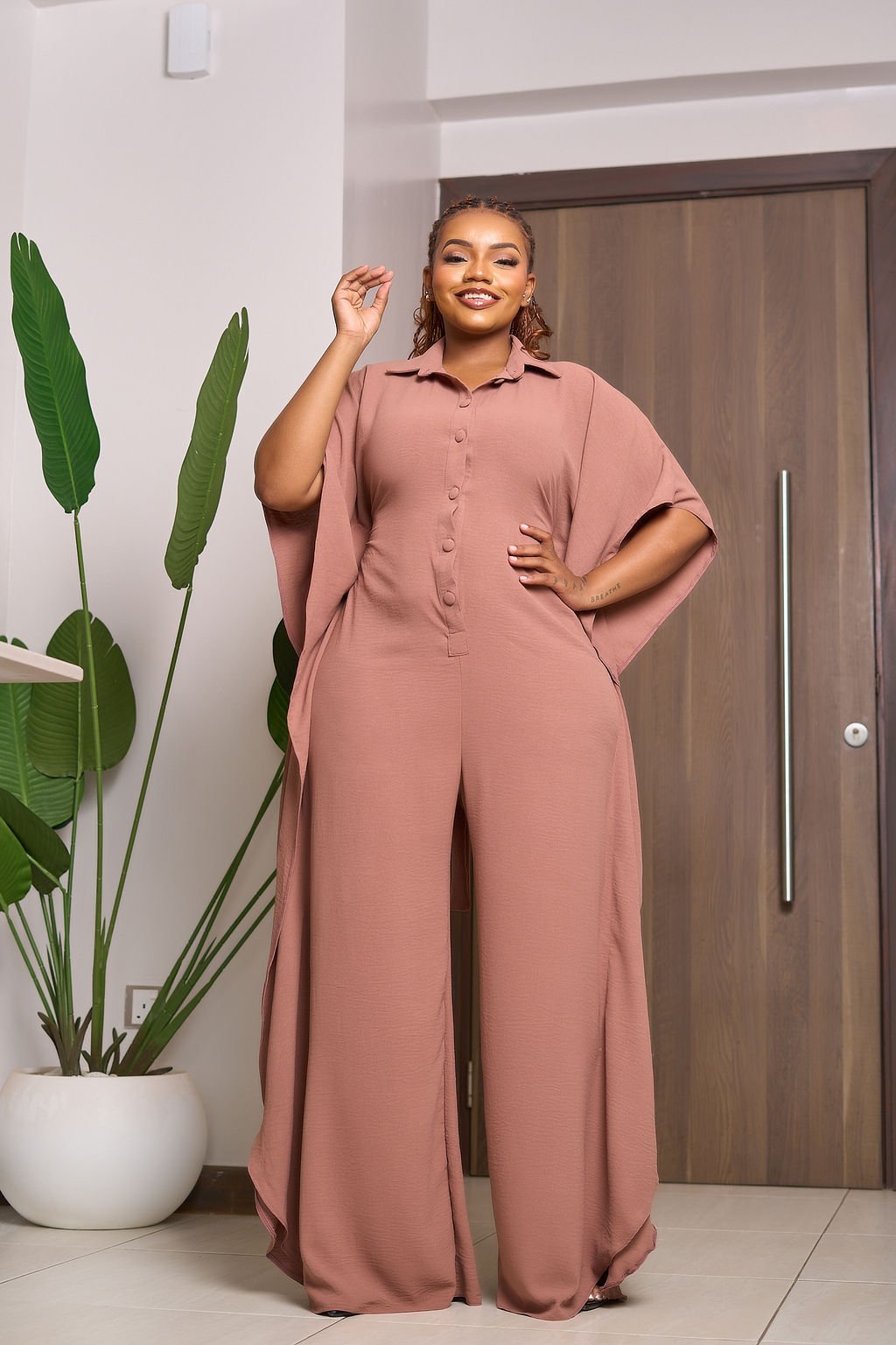 Nila Jumpsuit - Nude