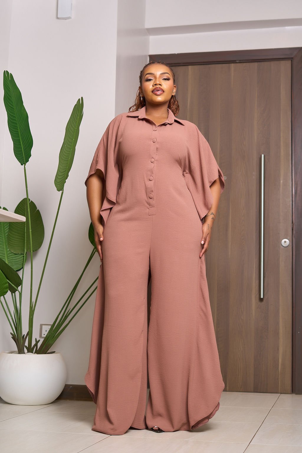 Nila Jumpsuit - Nude