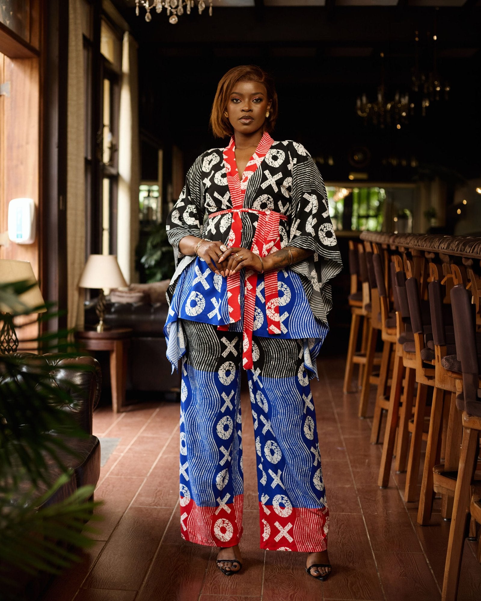 Virginia Set – Black, Blue & Red