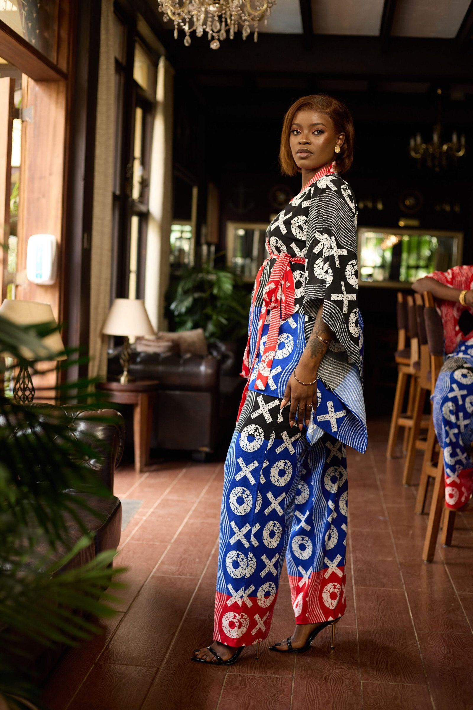 Virginia Set – Black, Blue & Red