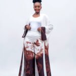 Kimoni Palazzo Set - Brown