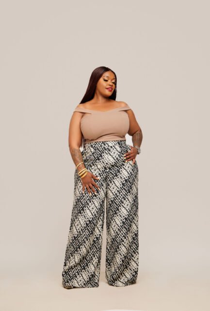 Palazzo Pants - Black Print