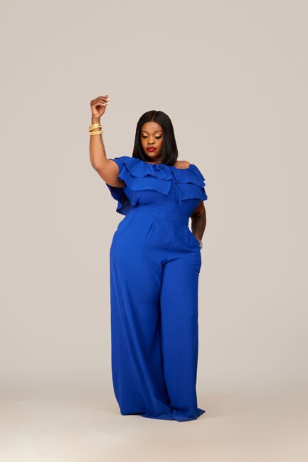 Ndela Jumpsuit - Cobalt Blue