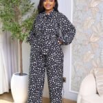 Polka Dot Set- Black and White