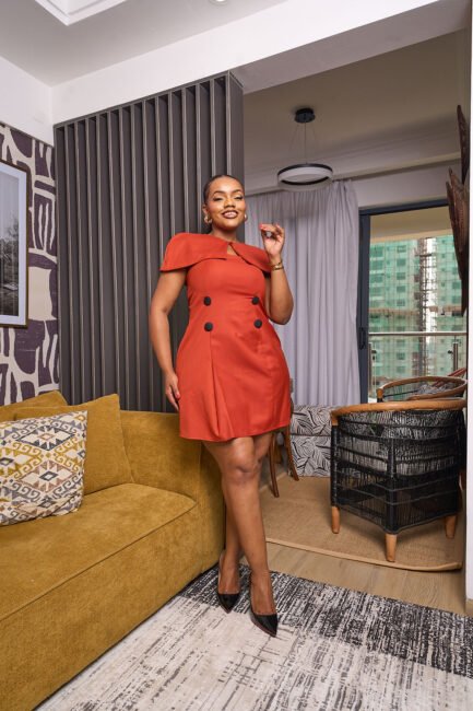 The Vida Dress - Bold Red