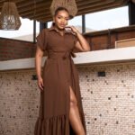 Nisha Maxi - Expresso Brown