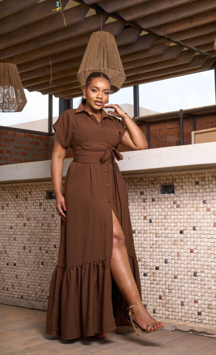 Nisha Maxi - Expresso Brown