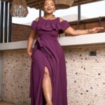 Nila Maxi Dress - Blueberry