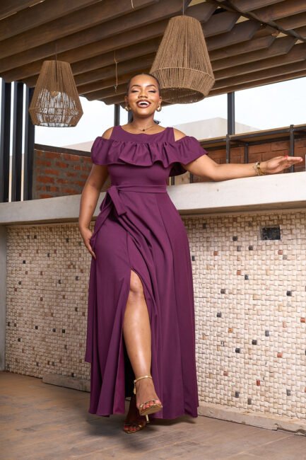 Nila Maxi Dress - Blueberry