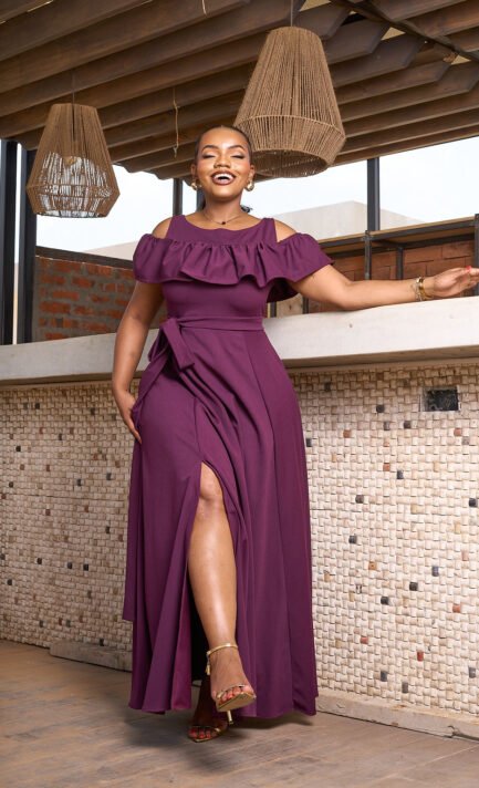 Nila Maxi Dress - Blueberry