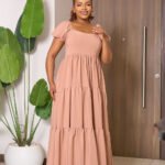 Serah Maxi Dress - Nude