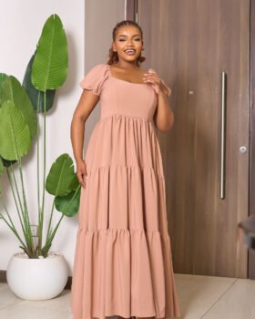 Serah Maxi Dress - Nude