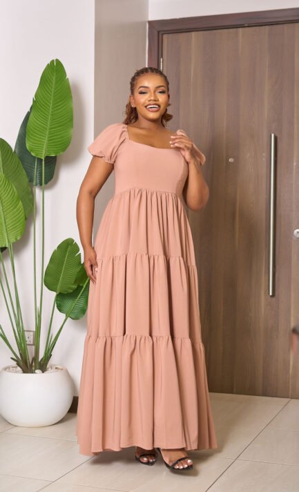 Serah Maxi Dress - Nude