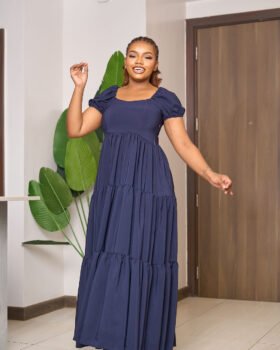 Serah Maxi Dress - Navy Blue