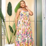 Nairobi Maxi Dress - Cream Floral