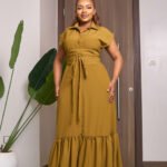 Nisha Maxi Dress - Mustard Gold