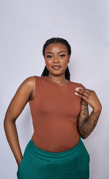Sleeveless Top - Brown